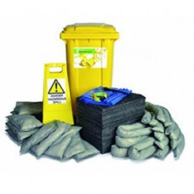 360Ltr Maintenance Spill Kit - 2 Wheeled Bin