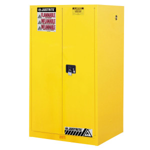 Justrite Flammable Safety Cabinet, 2 Door, 2 Shelf,...
