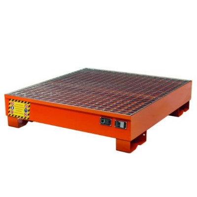 4 Drum Steel Spill Containment Pallet