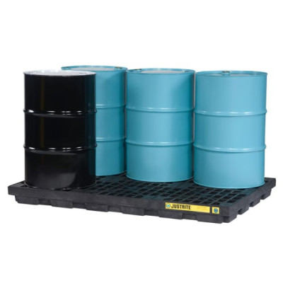 Justrite Low Profile 6 Drum Spill Pallet 276 Litres