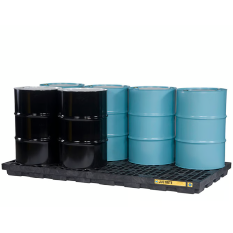 Justrite Low Profile 8 Drum Spill Pallet 371 Litres