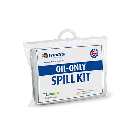 15 Ltr Oil Only Spill Kit - Clip Closed Bag
