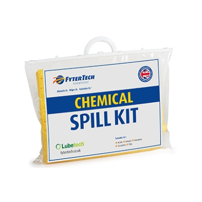 15 Ltr Chemical Spill Kit - Clip Closed Bag