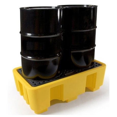 2-drum Polyethylene Spill Pallet