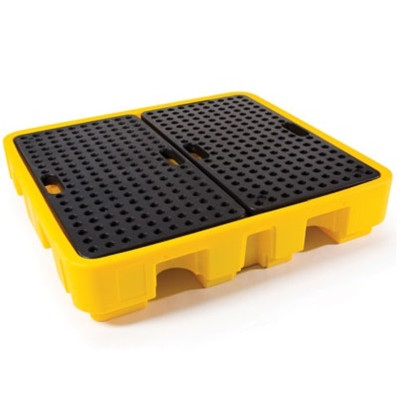 4-drum Polyethylene Spill Pallet