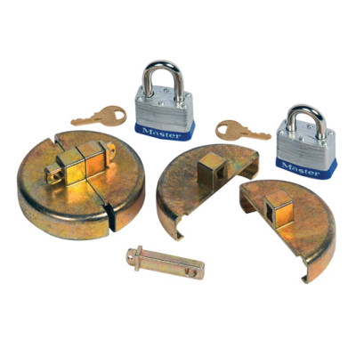 2 x Plastic Drum Locks for closed heads with Padlocks