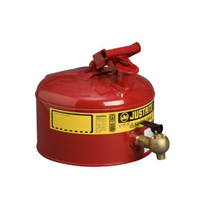 Justrite Laboratory Safety Can 9.5 litre with control tap  -7225140