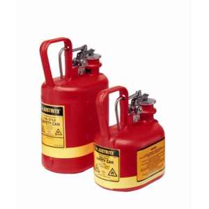 Justrite Type1 4L Oval Poly Can for flammables -14160Z