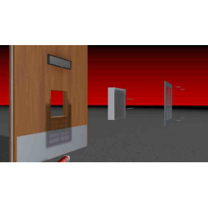 Intumescent Fire Grille 100x100mm to 250x250mm wide