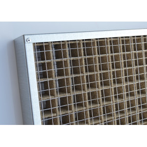 Intumescent Fire Grille 100x100mm to 250x250mm wide